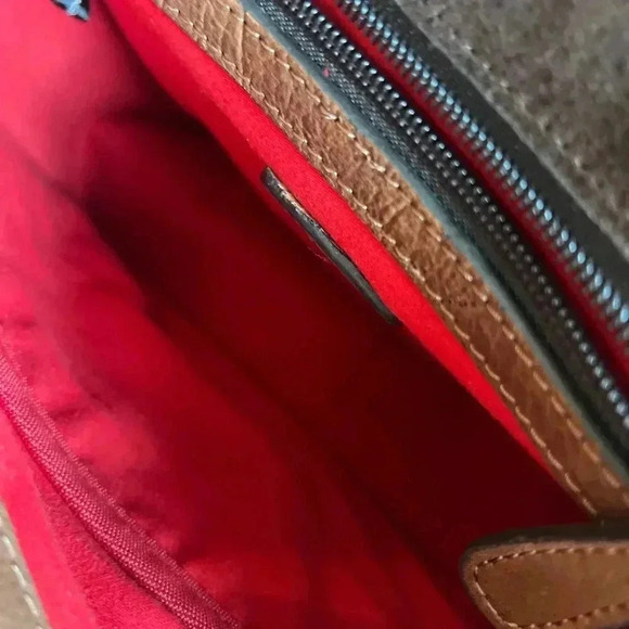 Scully West Tooled Leather Crossbody Bag - 11x8 Western Satchel - Picture 12 of 14